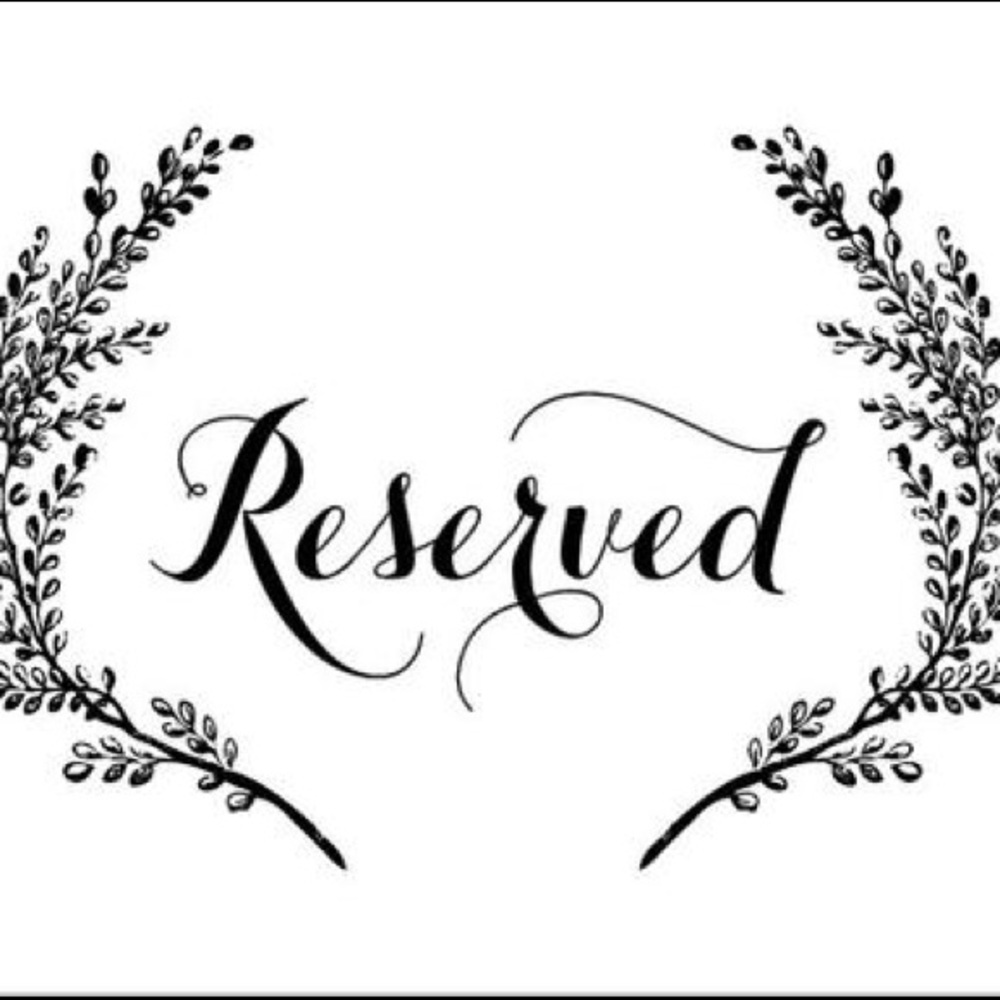 Reserved listing
